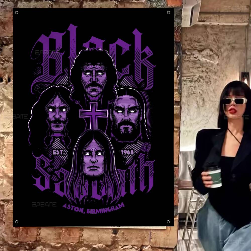 Commercial Banner Printing - Black Sabbath Heavy Metal Advanced Printing