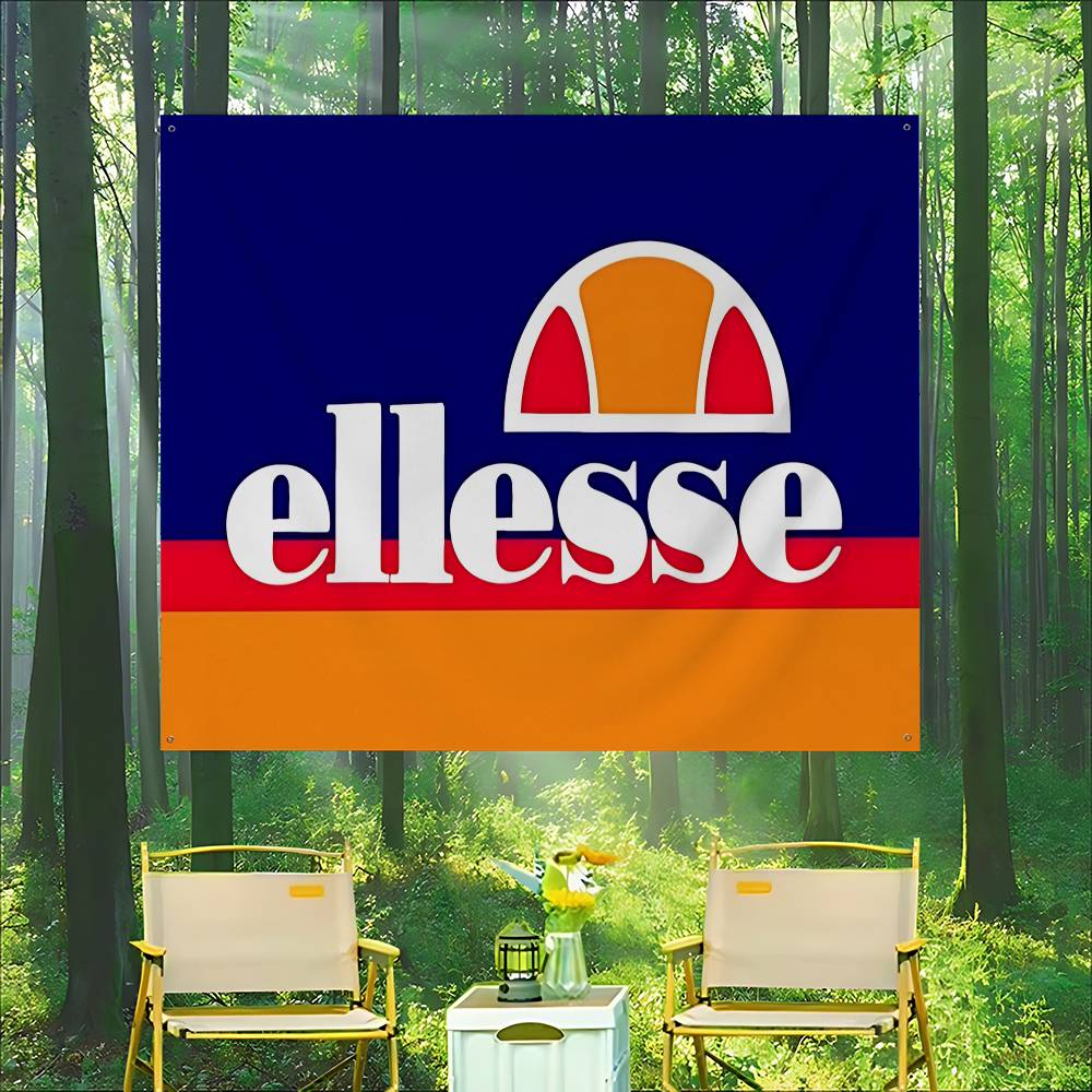 Commercial Banner Printing - E-Ellesse Logo Advanced Printing Commercial Advertising