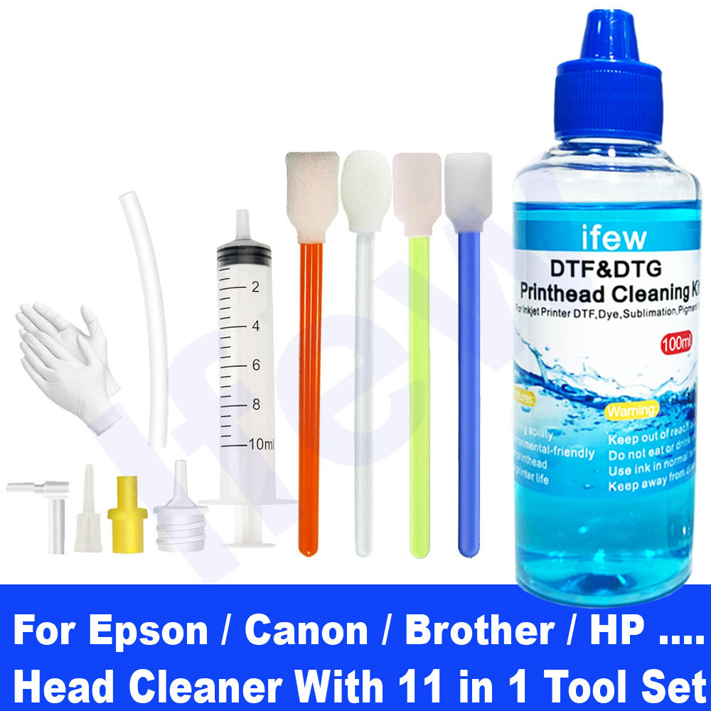Print Head Cleaning Kit - 100ML Inkjet Printer Head Cleaning Kit