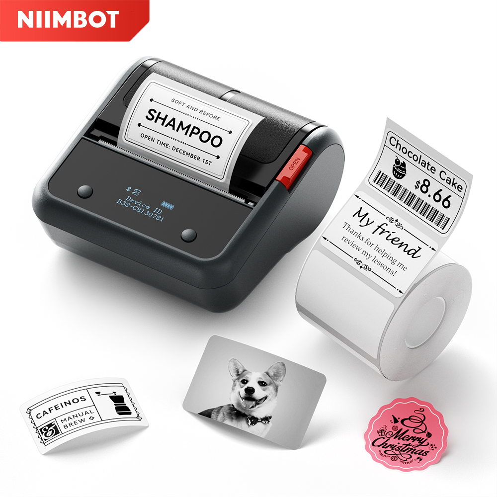 Commercial Label Printing Machine - Niimbot B3S Wireless Label Printer 3