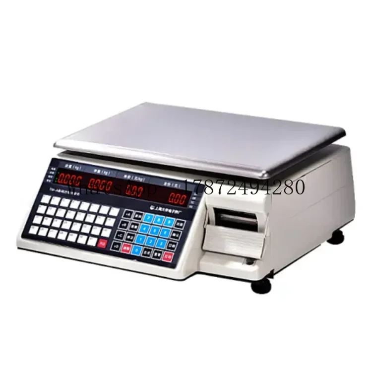 Commercial Label Printing Machine - Commercial Weight Scale with Barcode Printer,