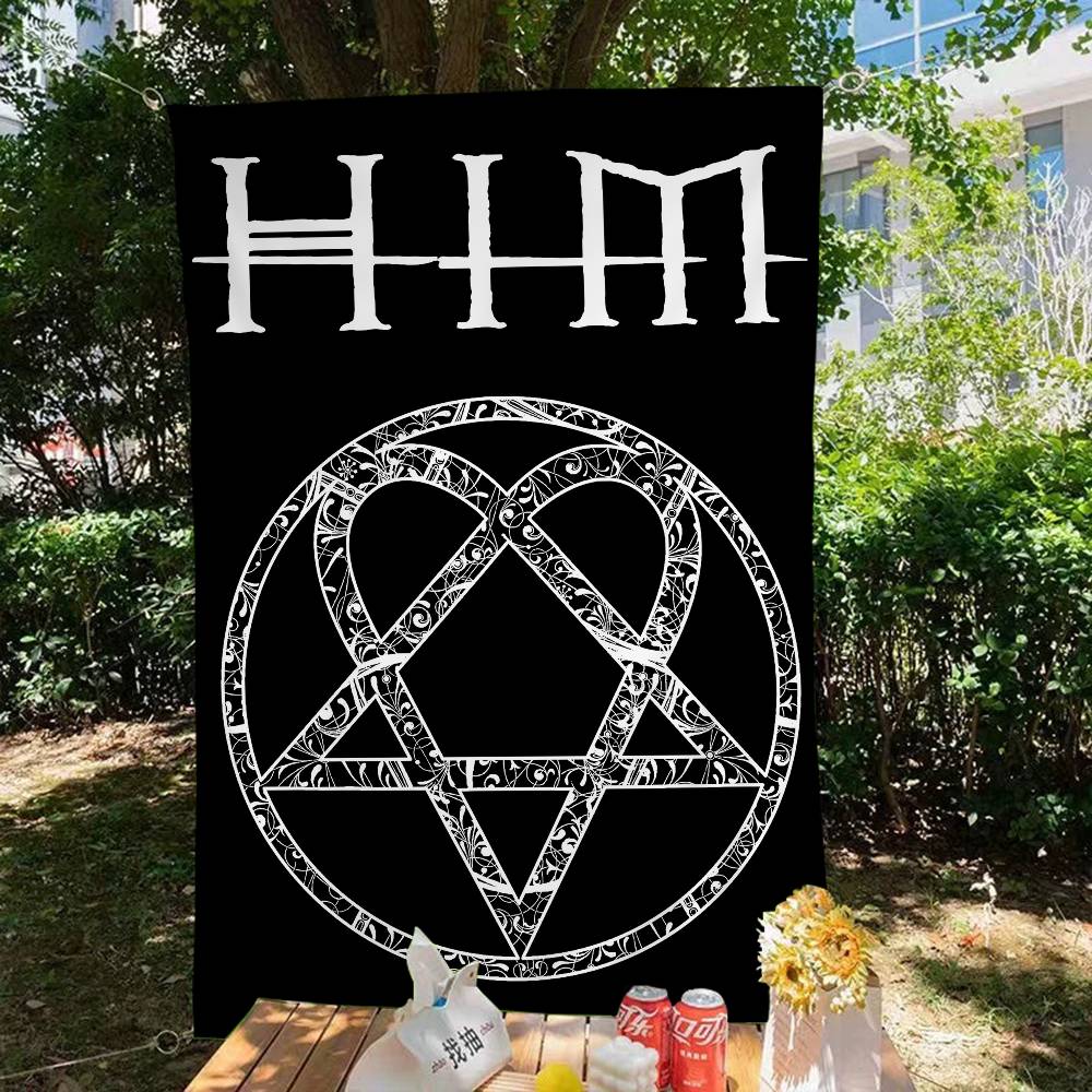 Commercial Banner Printing - Rock H-HIM Band Advanced Printing Commercial