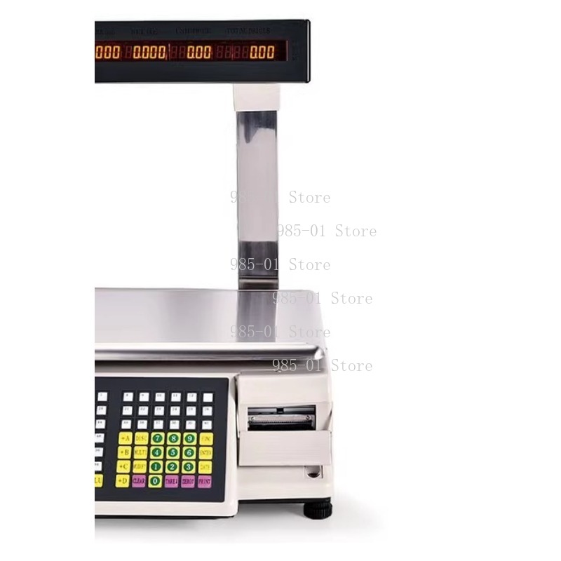 Electronic Scale with Adhesive - Commercial Label Printing Machine review and price