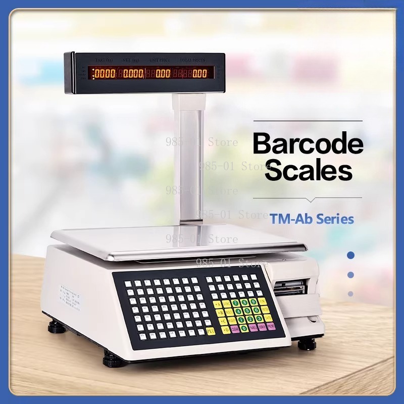 Electronic Scale with Adhesive - Commercial Label Printing Machine review and price