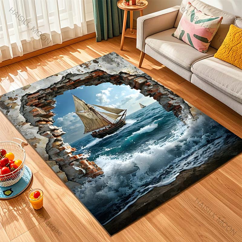 1PC Sailing ship through broke - Commercial Wall Printing Machine review and price