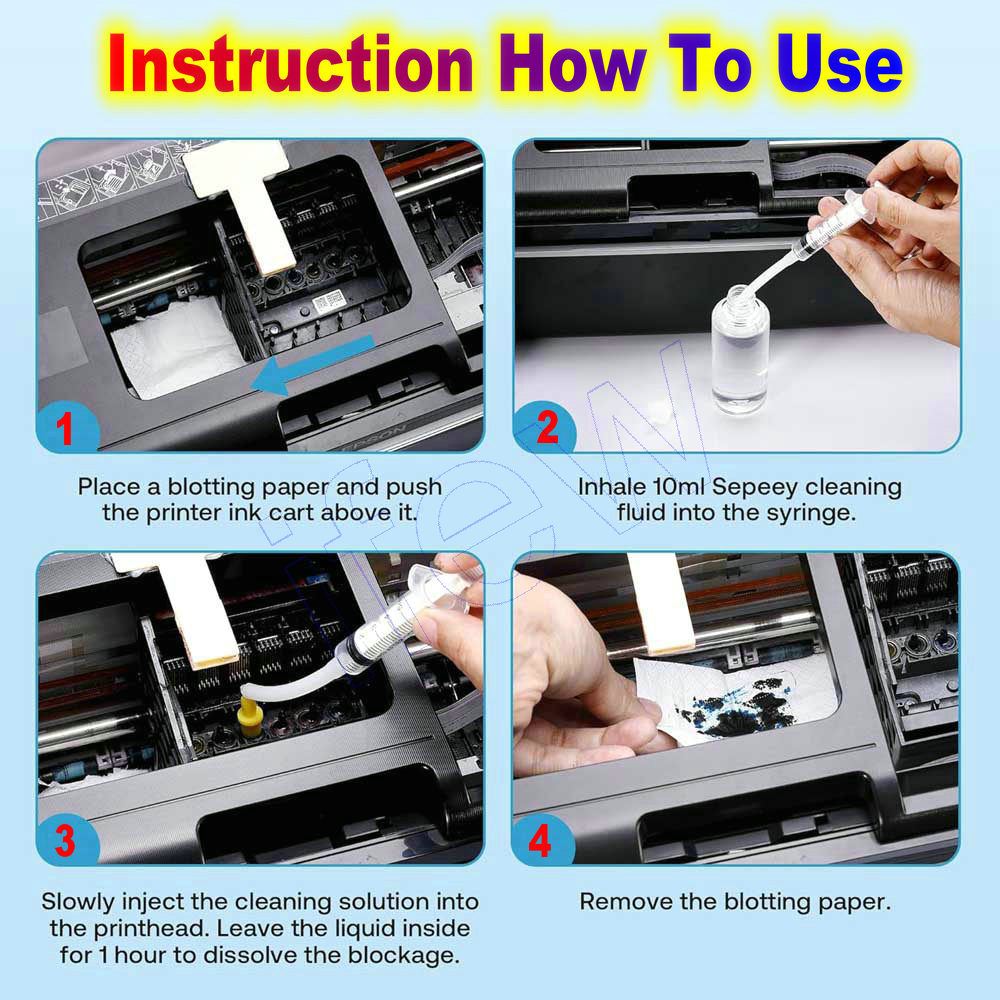 100ML Inkjet Printer Head Clea - Print Head Cleaning Kit review and price