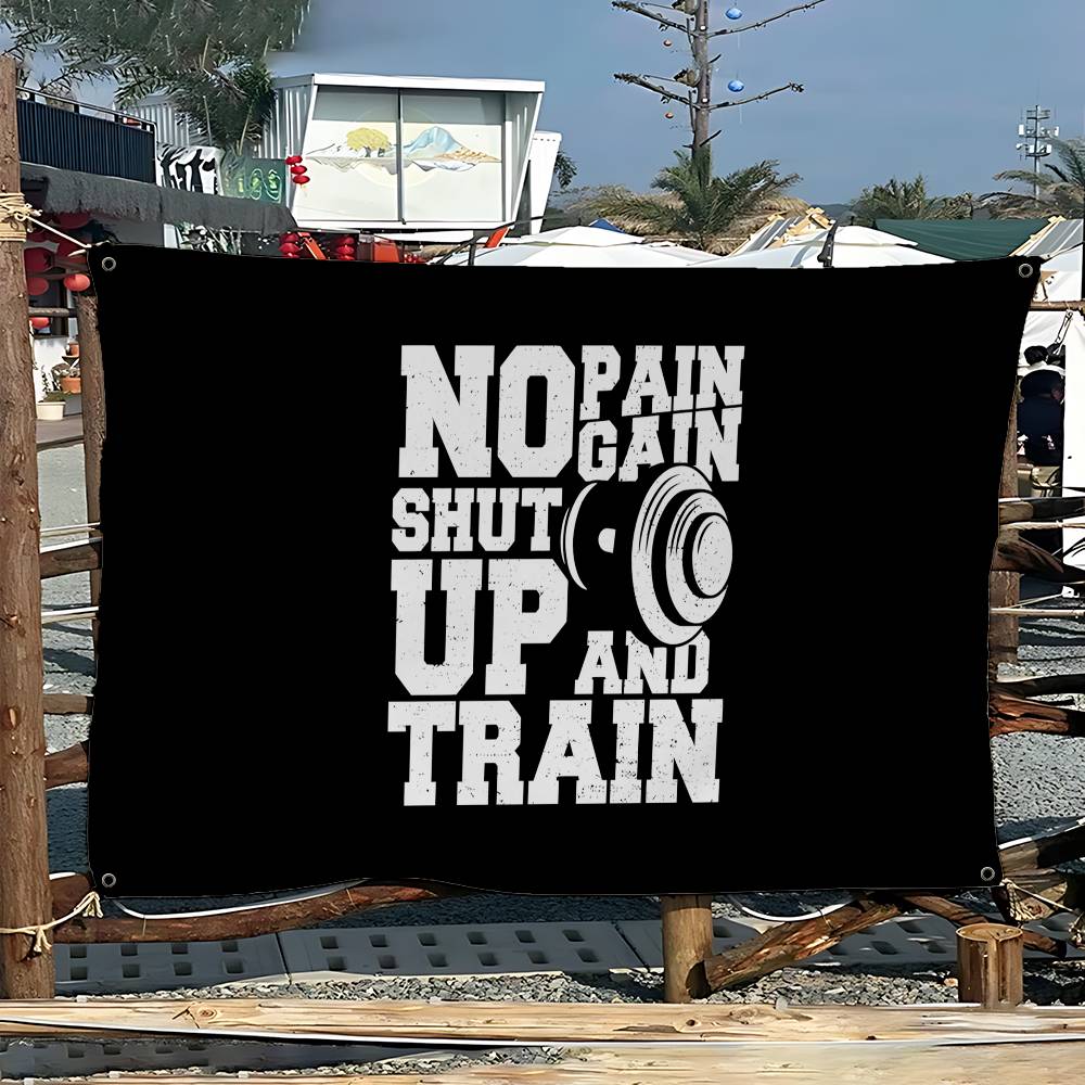No Pain No Gain GYM Advanced P - Commercial Banner Printing review and price