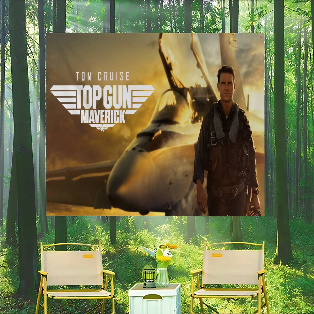 Modern Movie Top Gun Maverick  - Commercial Banner Printing review and price