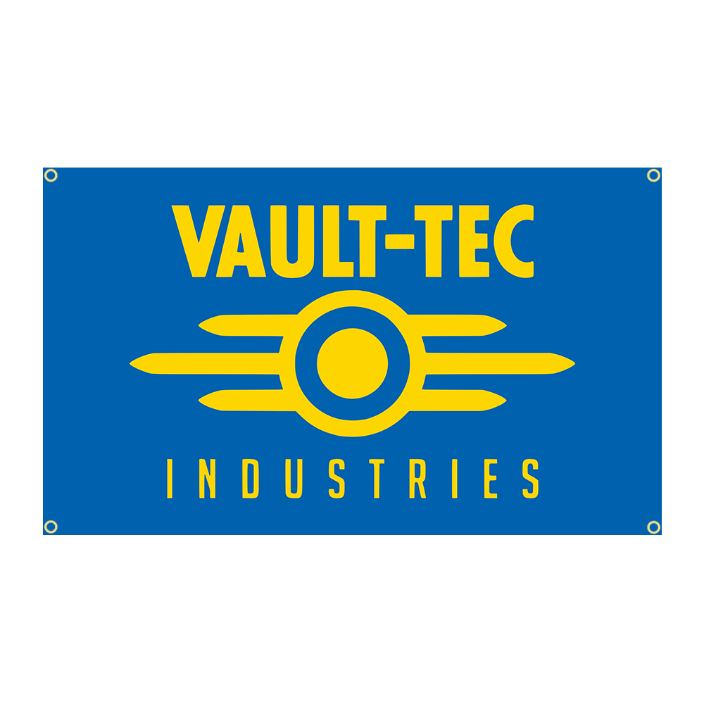 90x150cm Vault-Tec Commercial  - Commercial Banner Printing review and price