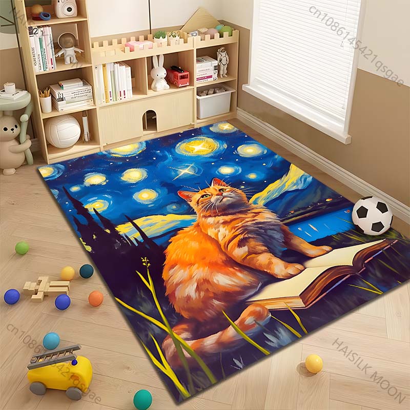 1PC Cat sitting on book under  - Printing On Commercial review and price