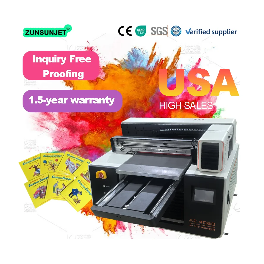 Small A2 Flatbed UV Dtf Inkjet - Dtf Printer Machine review and price