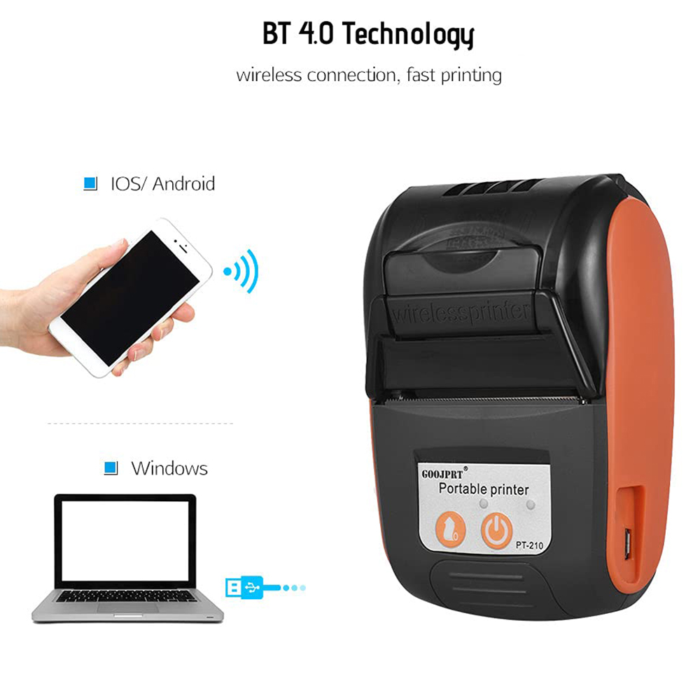 Mini Portable Thermal Receipt  - Commercial Label Printing Machine review and price