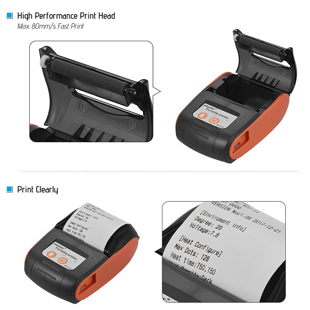 Mini Portable Thermal Receipt  - Commercial Label Printing Machine review and price